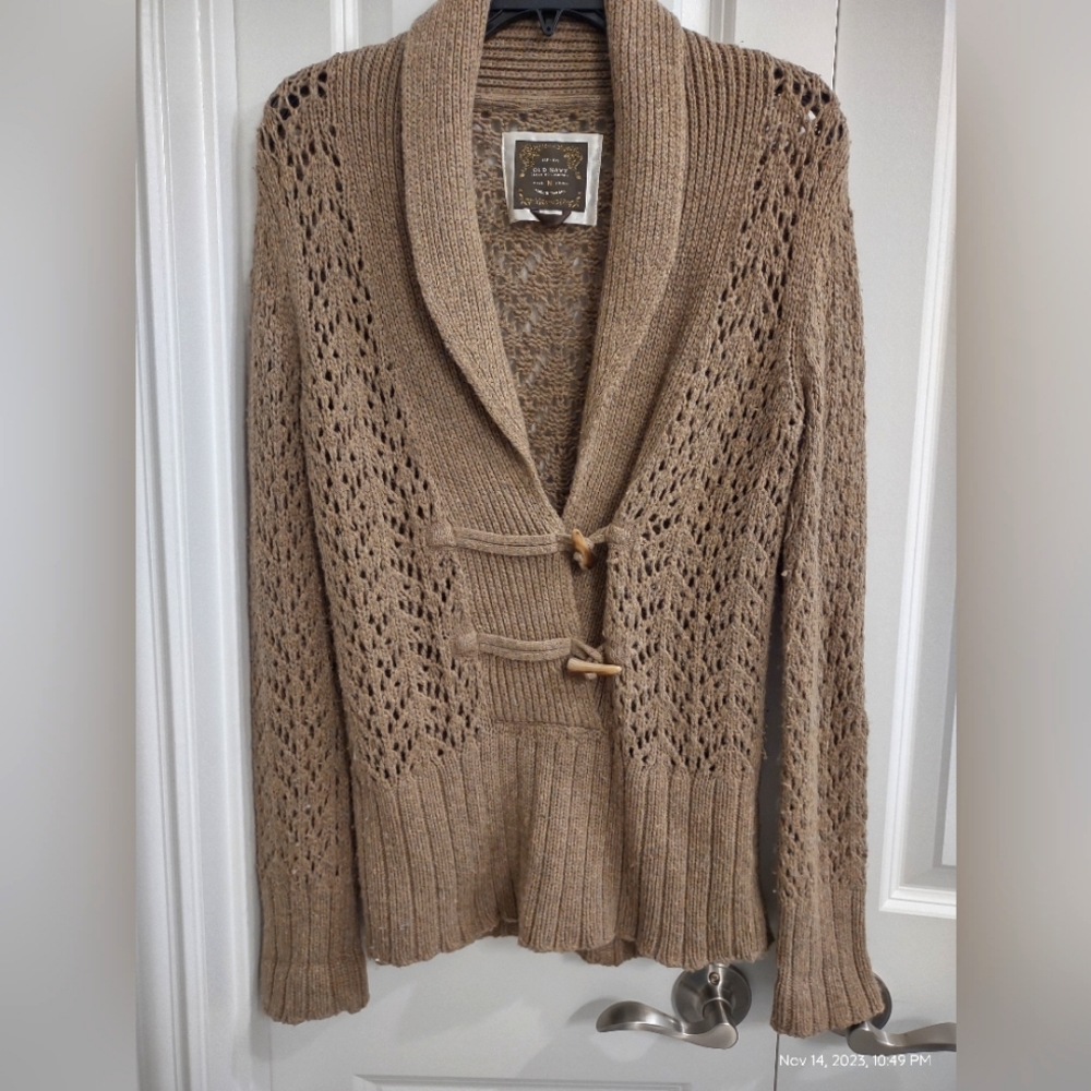 Tan Sweater by Old Navy, Size Medium